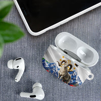 Tajikistan National Pride AirPods Case Ismoil Somoni Monument Marco Polo Sheep Flag