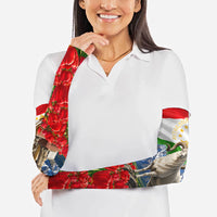 Tajikistan National Pride Arm Sleeves Ismoil Somoni Monument Marco Polo Sheep Flag