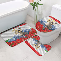Tajikistan National Pride Bathroom Set Ismoil Somoni Monument Marco Polo Sheep Flag