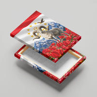 Tajikistan National Pride Canvas Wall Art Ismoil Somoni Monument Marco Polo Sheep Flag