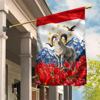 Tajikistan National Pride Garden Flag Ismoil Somoni Monument Marco Polo Sheep Flag