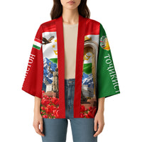 Tajikistan National Pride Kimono Ismoil Somoni Monument Marco Polo Sheep Flag