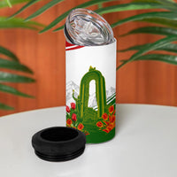 Tajikistan Independence Day 4 in 1 Can Cooler Tumbler Ismoil Somoni Monument Flag Map Red Tulips