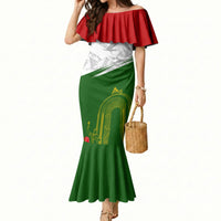 Tajikistan Independence Day Mermaid Dress Ismoil Somoni Monument Flag Map Red Tulips