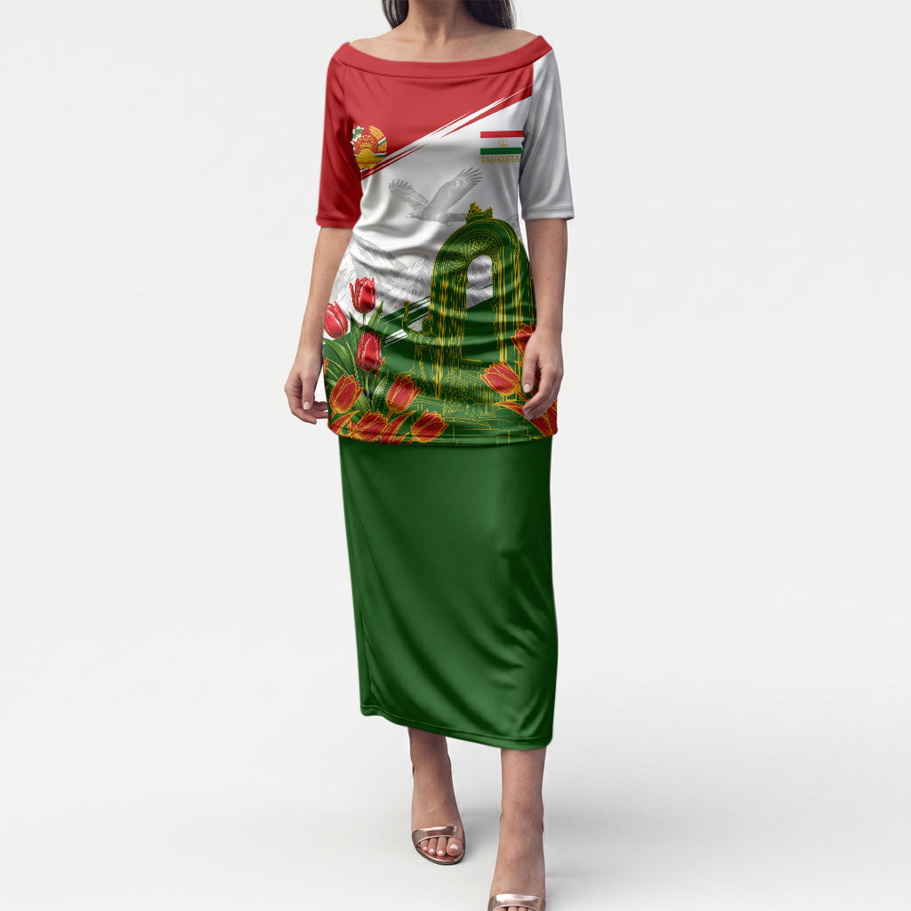 Tajikistan Independence Day Puletasi Ismoil Somoni Monument Flag Map Red Tulips