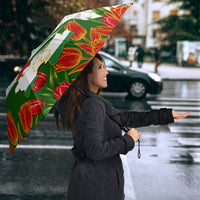 Tajikistan Independence Day Umbrella Ismoil Somoni Monument Flag Map Red Tulips