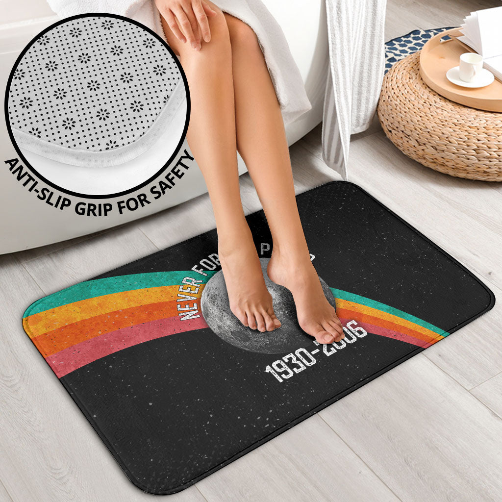Never Forget Pluto 1930-2006 Bathroom Set Vintage Retro Rainbow Planet Outer Space Astronomy Graphic Art