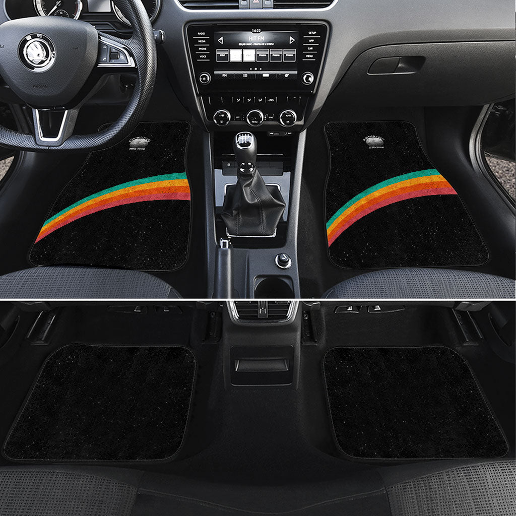 Never Forget Pluto 1930-2006 Car Mats Vintage Retro Rainbow Planet Outer Space Astronomy Graphic Art