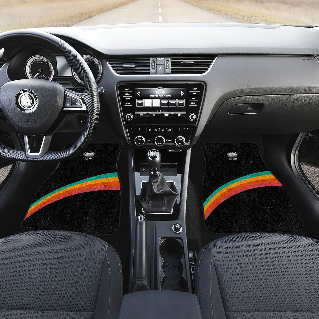 Never Forget Pluto 1930-2006 Car Mats Vintage Retro Rainbow Planet Outer Space Astronomy Graphic Art