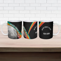 Never Forget Pluto 1930-2006 Ceramic Mug Vintage Retro Rainbow Planet Outer Space Astronomy Graphic Art