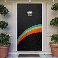 Never Forget Pluto 1930-2006 Door Cover Vintage Retro Rainbow Planet Outer Space Astronomy Graphic Art