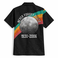 Never Forget Pluto 1930-2006 Hawaiian Shirt Vintage Retro Rainbow Planet Outer Space Astronomy Graphic Art