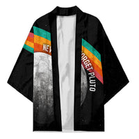 Never Forget Pluto 1930-2006 Kimono Vintage Retro Rainbow Planet Outer Space Astronomy Graphic Art