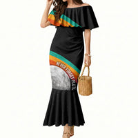Never Forget Pluto 1930-2006 Mermaid Dress Vintage Retro Rainbow Planet Outer Space Astronomy Graphic Art