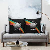 Never Forget Pluto 1930-2006 Pillow Cover Vintage Retro Rainbow Planet Outer Space Astronomy Graphic Art