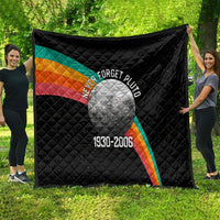Never Forget Pluto 1930-2006 Quilt Vintage Retro Rainbow Planet Outer Space Astronomy Graphic Art