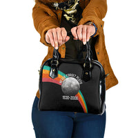 Never Forget Pluto 1930-2006 Shoulder Handbag Vintage Retro Rainbow Planet Outer Space Astronomy Graphic Art