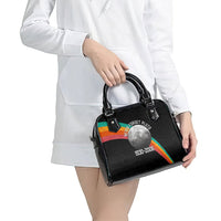 Never Forget Pluto 1930-2006 Shoulder Handbag Vintage Retro Rainbow Planet Outer Space Astronomy Graphic Art