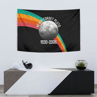 Never Forget Pluto 1930-2006 Tapestry Vintage Retro Rainbow Planet Outer Space Astronomy Graphic Art