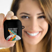 Never Forget Pluto AirPods Case Retro Space Astronomy Science
