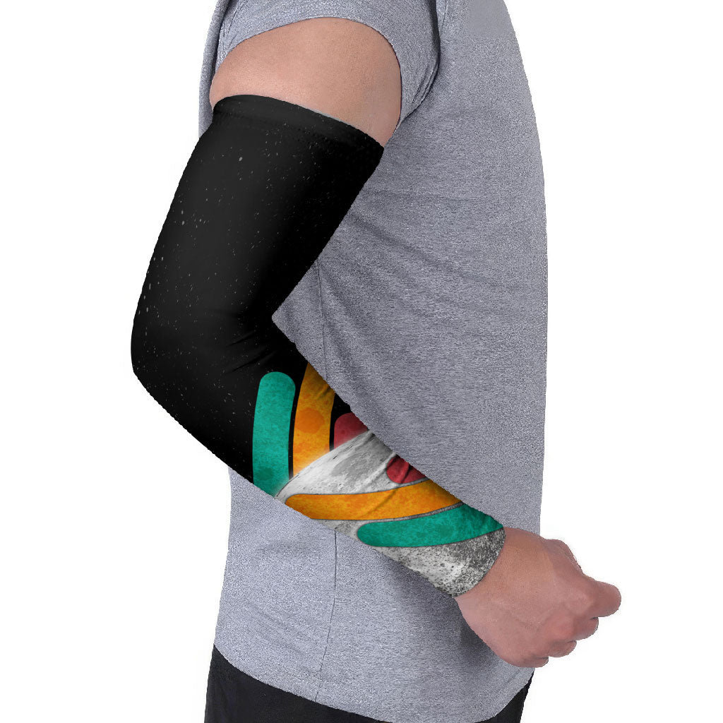 Never Forget Pluto Arm Sleeves Retro Space Astronomy Science
