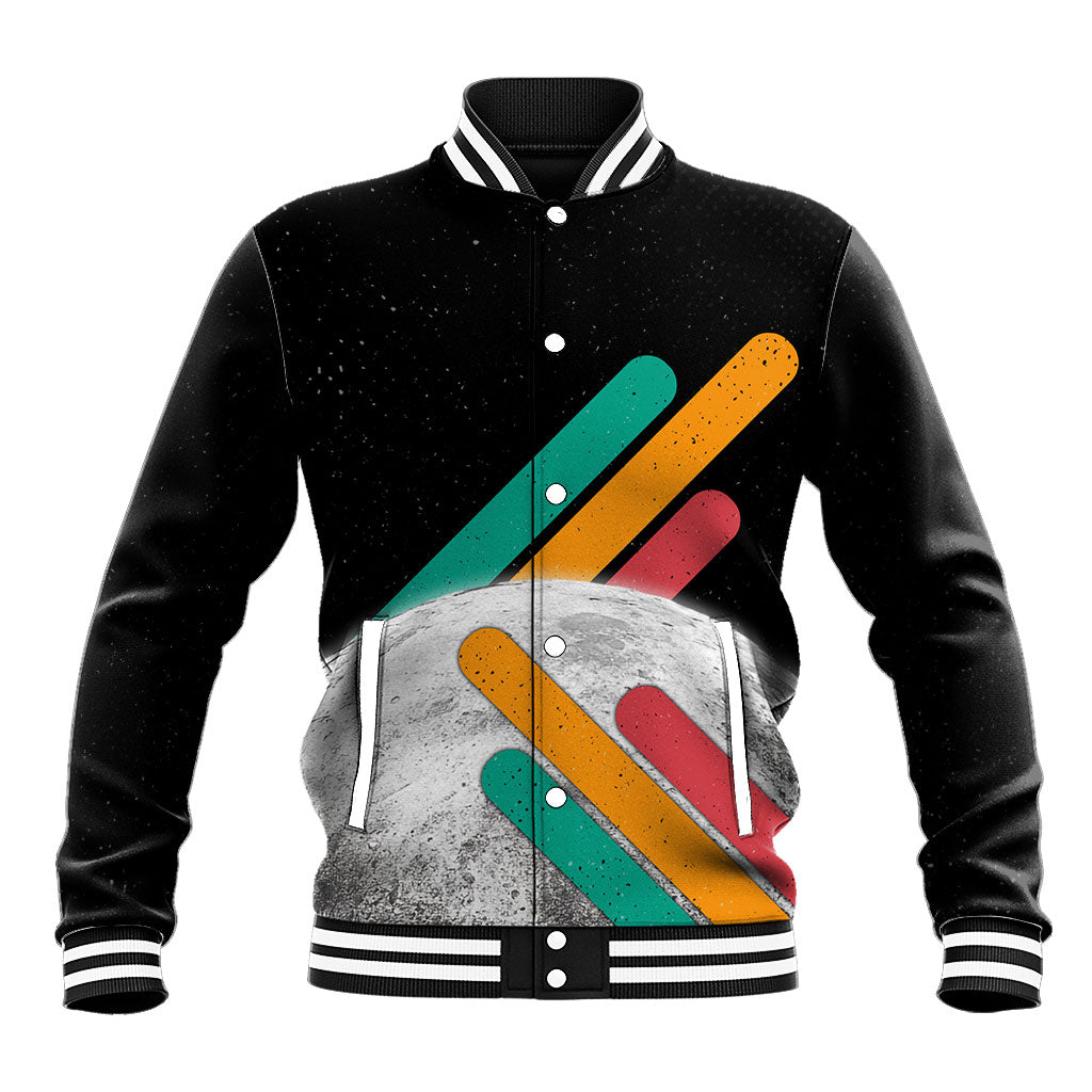 Never Forget Pluto Baseball Jacket Retro Space Astronomy Science
