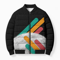 Never Forget Pluto Bomber Puffer Jacket Retro Space Astronomy Science