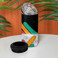 Never Forget Pluto 4 in 1 Can Cooler Tumbler Retro Space Astronomy Science