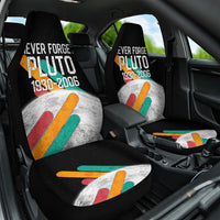 Never Forget Pluto Car Seat Cover Retro Space Astronomy Science