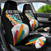 Never Forget Pluto Car Seat Cover Retro Space Astronomy Science
