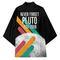 Never Forget Pluto Kimono Retro Space Astronomy Science