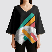 Never Forget Pluto Kimono Sleeve Blouse Retro Space Astronomy Science