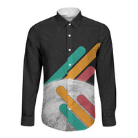 Never Forget Pluto Long Sleeve Button Shirt Retro Space Astronomy Science