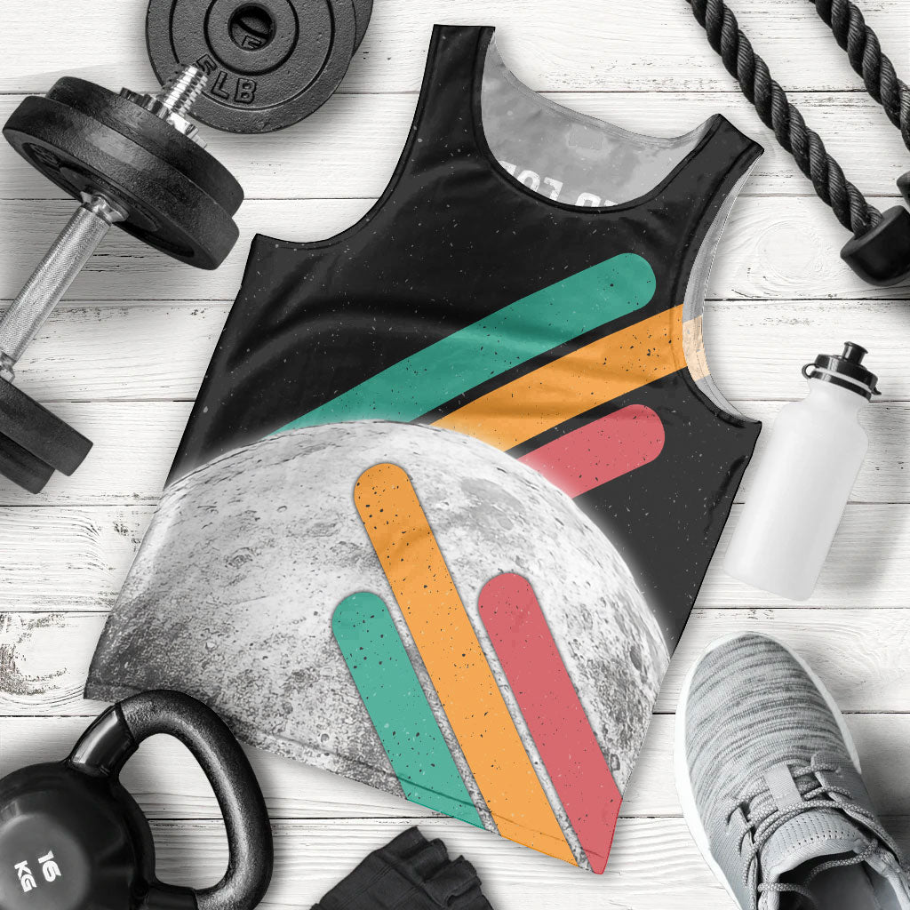 Never Forget Pluto Men Tank Top Retro Space Astronomy Science