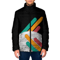 Never Forget Pluto Padded Jacket Retro Space Astronomy Science
