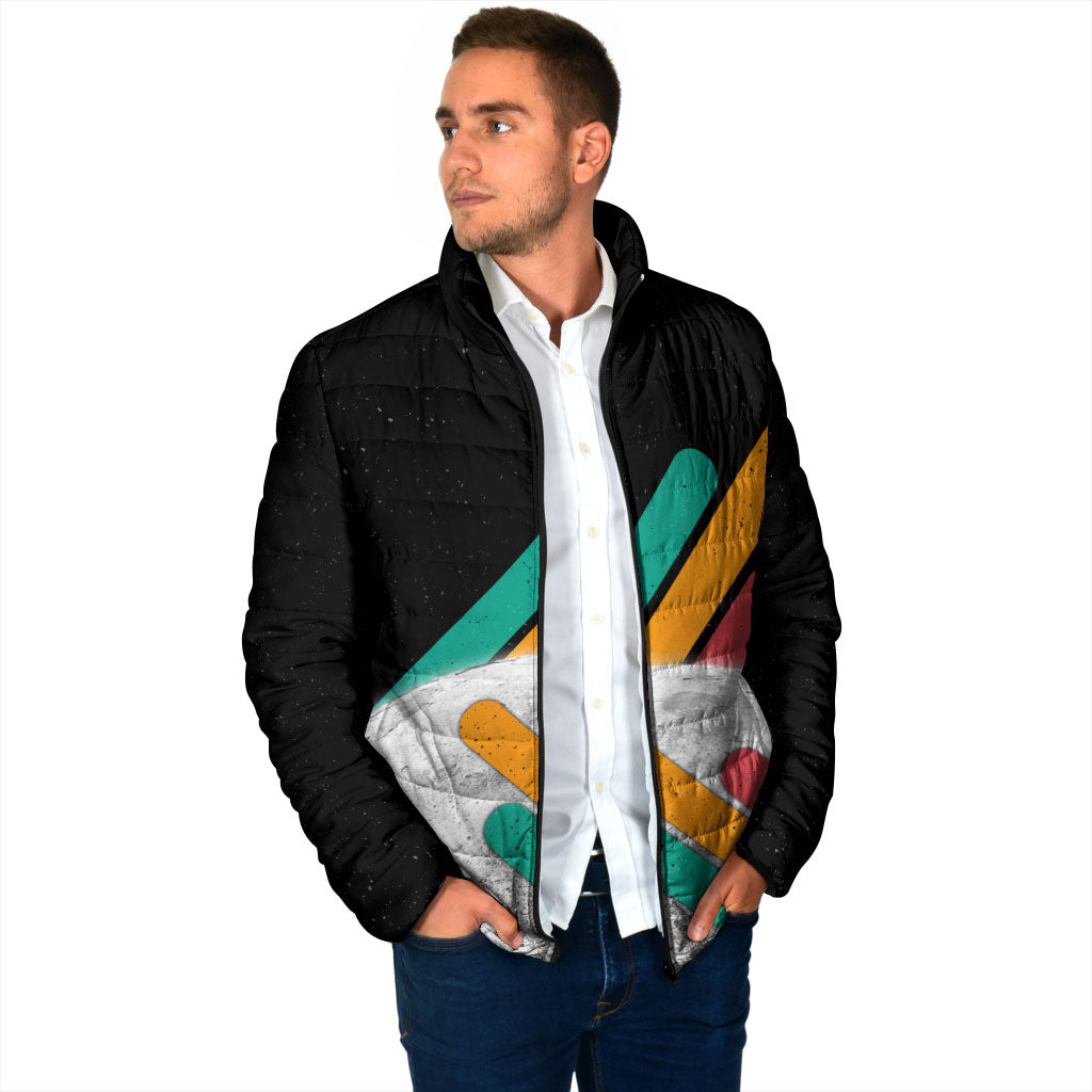 Never Forget Pluto Padded Jacket Retro Space Astronomy Science