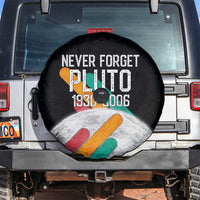 Never Forget Pluto Spare Tire Cover Retro Space Astronomy Science