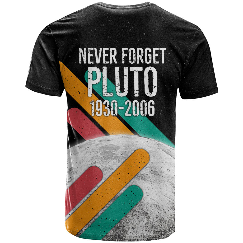 Never Forget Pluto T Shirt Retro Space Astronomy Science