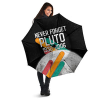 Never Forget Pluto Umbrella Retro Space Astronomy Science