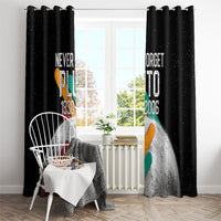 Never Forget Pluto Window Curtain Retro Space Astronomy Science