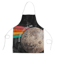 Never Forget Pluto Apron Distressed Retro Space Astronomy Science