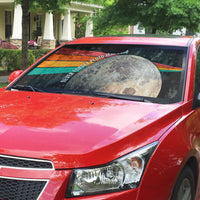 Never Forget Pluto Auto Sun Shade Distressed Retro Space Astronomy Science