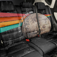 Never Forget Pluto Back Car Seat Cover Distressed Retro Space Astronomy Science