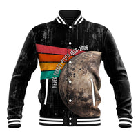Never Forget Pluto Baseball Jacket Distressed Retro Space Astronomy Science