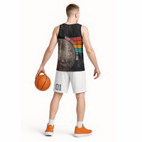 Never Forget Pluto Basketball Jersey Distressed Retro Space Astronomy Science
