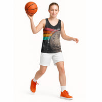 Never Forget Pluto Basketball Jersey Distressed Retro Space Astronomy Science
