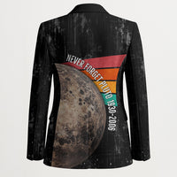 Never Forget Pluto Blazer Distressed Retro Space Astronomy Science