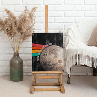 Never Forget Pluto Canvas Wall Art Distressed Retro Space Astronomy Science