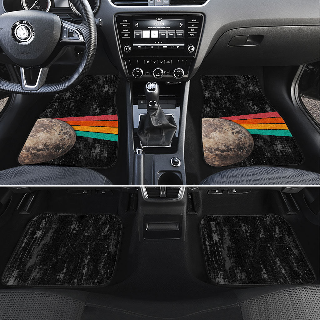 Never Forget Pluto Car Mats Distressed Retro Space Astronomy Science