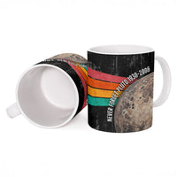 Never Forget Pluto Ceramic Mug Distressed Retro Space Astronomy Science